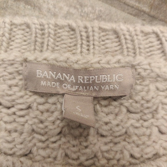 Banana Republic Women's Sweater Size S Tan Pullover Alpaca/Merino Wool. - Picture 3 of 6